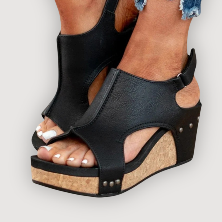 ANNE – COMFY WEDGE SANDALS