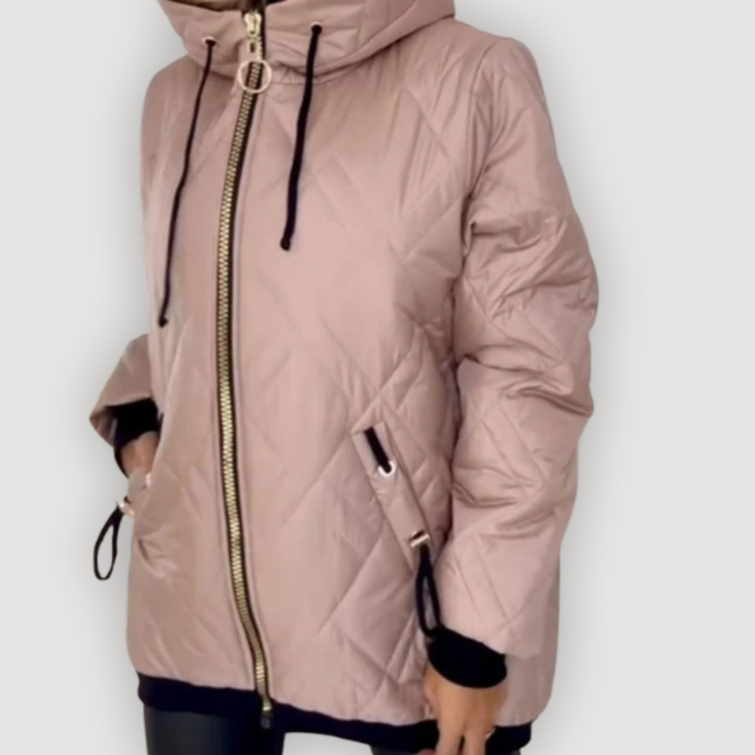 MAURA – QUILTED HOODED JACKET
