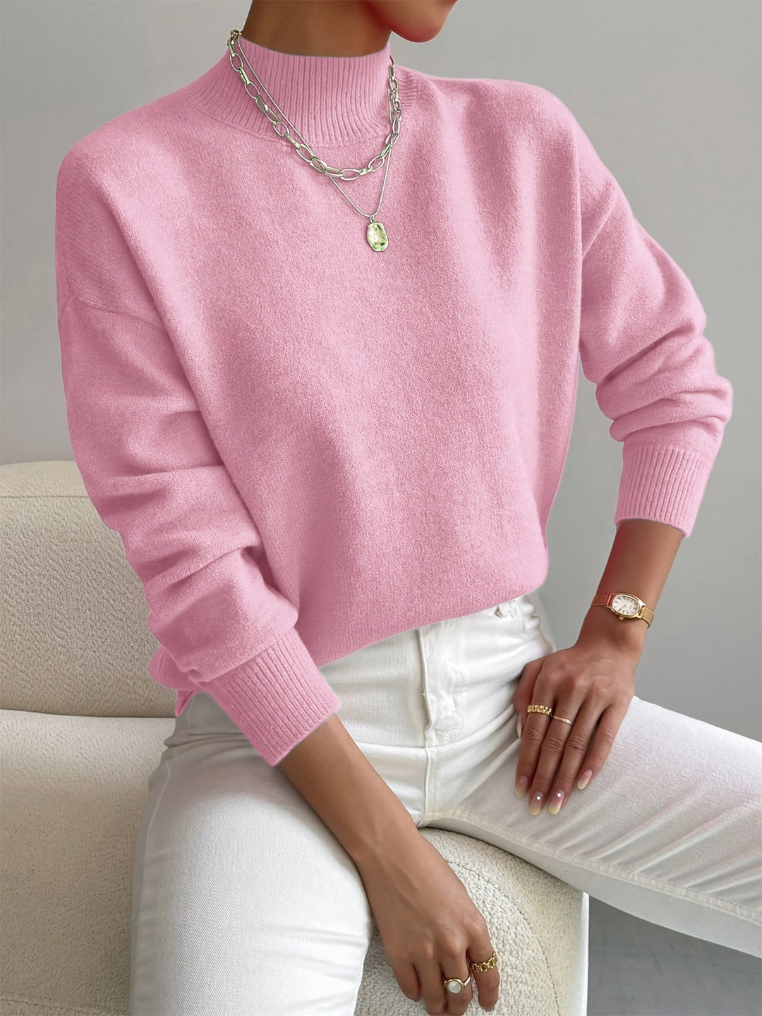 Gertrud - Elegant Knitted Sweater