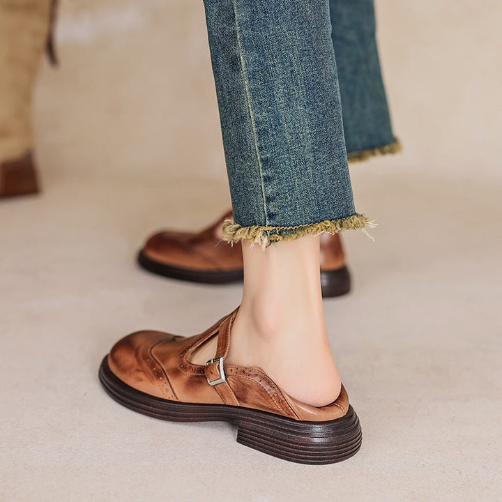 Talvanna | Elegant Everyday Leather Janes