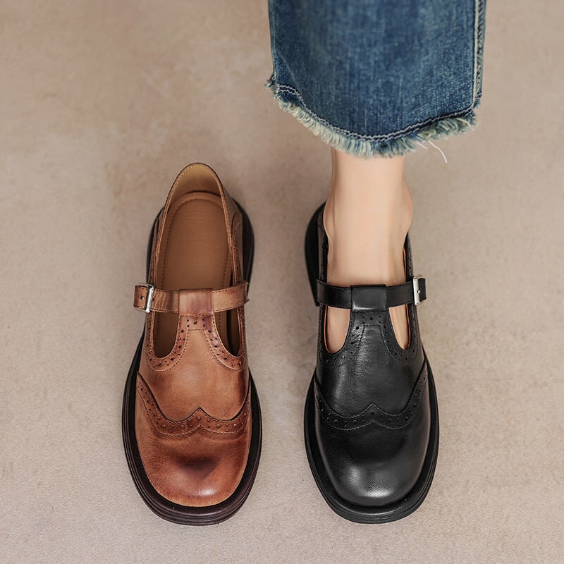 Talvanna | Elegant Everyday Leather Janes